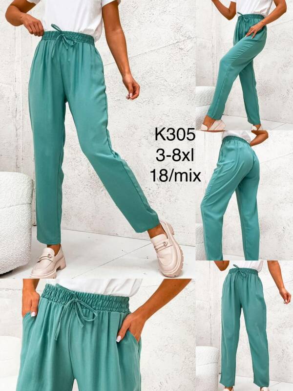 Spodnie damskie  Roz 3XL-8XL, Mix kolor Paczka 18 szt